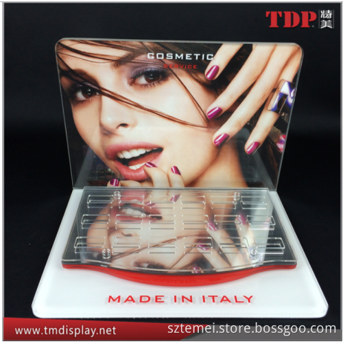 tabletop manufacture makeup organizer lip gloss organizer lip gloss holder acrylic lip gloss display stand
